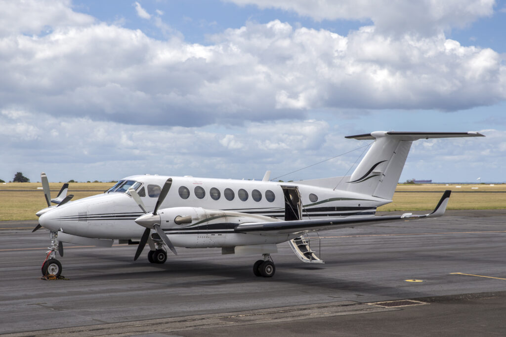 Beechcraft King Air on tarmac